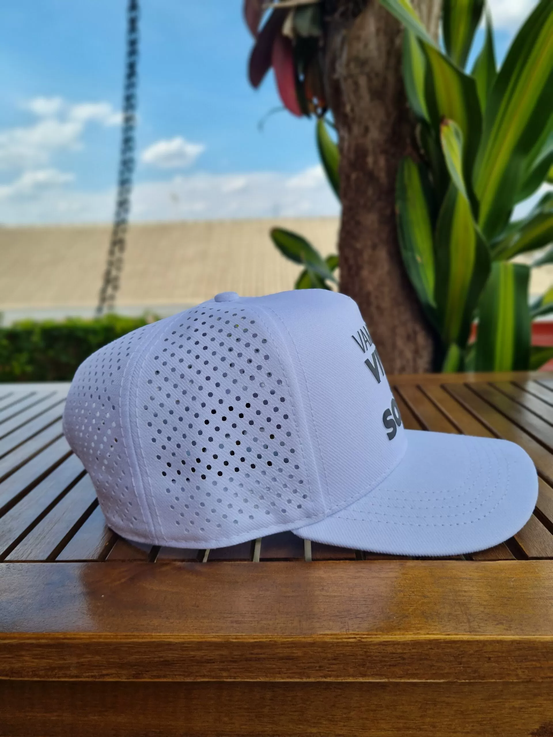 Boné SnapBack Aba Curva "Vamos Viver Um Sonho" – Lançamento 2022 - Imagem 4